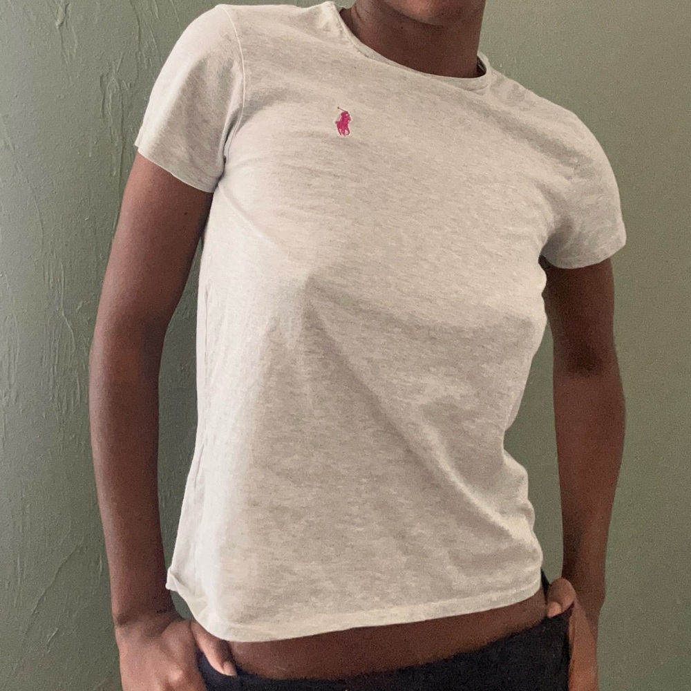 Ralph Lauren Light Gray Short Sleeve Tee